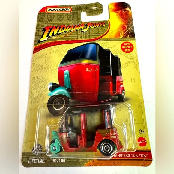 Matchbox ***INDIANA JONES*** MBX TANGIERS TUK TUK 51/100 - Picture 1 of 7